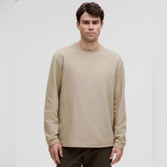lululemon athletica Other - Lululemon Athletica Men’s Heavyweight Cotton Long Sleeve Shirt;Sheer Oak, Size S